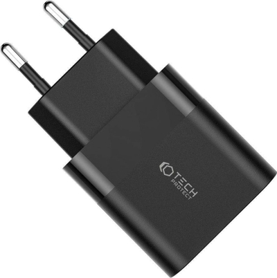 Karikues muri Tech-Protect C30W, 2 porta, PD 30W QC 3.0, i bardhë