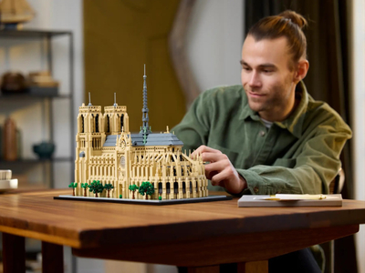Set LEGO Architecture Notre-Dame de Paris, model dekorativ, shumëngjyrësh
