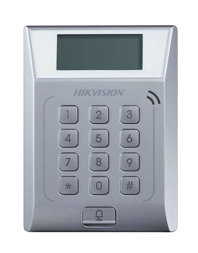 Terminal kontrolli hyrjeje Hikvision DS-K1T802E, 3000 karta, TCP/IP, i zi