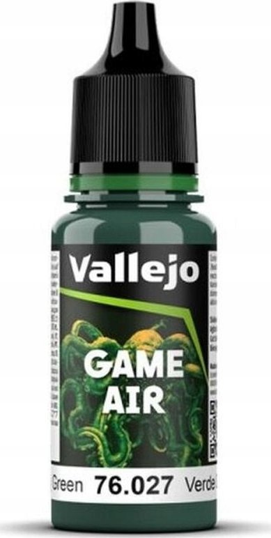 Акрилна боја за аерограф Vallejo Game Air VJP76027, 18ml, Scurvy Green, зелена