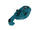 Mouse wireless Natec Siskin 2, 1600 DPI, BT 5.0 edhe 2.4GHz, blu