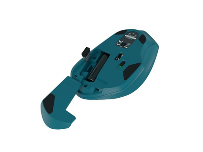 Mouse wireless Natec Siskin 2, 1600 DPI, BT 5.0 edhe 2.4GHz, blu