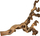 Dekor terrariumi Trixie Grape Vine Roots, set 6 copë, 55-80cm, dru natyral