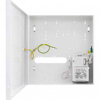 Kuti furnizimi PULSAR Enclosure 7/TRP40/PAR AWO152, transformator 40VA, për bateri 7Ah, e bardhë