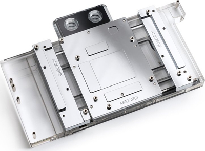 Blok uji për GPU BitsPower Classic Asus RTX 3070 TUF, ARGB, akrilik transparent, i zi e argjendtë