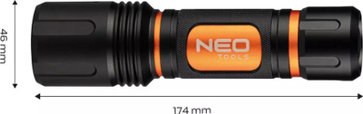 Elektrik dore me bateri Neo 6xAA 1500 lm CREE XHP50.2 LED