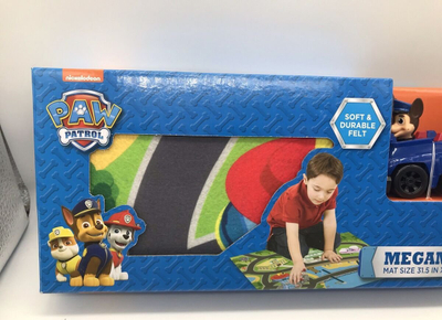Tapet loje Playhut PAW Patrol Felt Mega Mat me makinë lodër, shumëngjyrësh