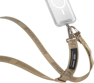Litar universal për telefon Skinarma Scout XE, rrip najloni që rregullohet, me karabinë metalike, kaki