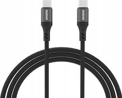 Kabllo karikimi Dudao L3Cc USB C në USB C, 60W, 2m, e zezë