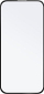 Qelq mbrojtës FIXED FullGlue Cover për iPhone 16 Plus, 0.33mm, 9H, i zi