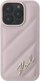 Futrollë telefoni Karl Lagerfeld KLHCP16SPQDSMGP, iPhone 16 6.1", Quilted Signature, rozë