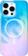 Futrollë Prodigee Pampas për iPhone 16, transparente, që rri mirë në goditje, blu pastel