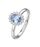 Unazë për femra Brosway Fancy Cloud Light Blue FCL74, e argjendtë/kaltër