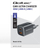 Karikues muri Qoltec GaN Ultra 35W, USB C PD, USB QC 3.0, i zi