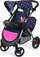 Karrocë binjake për kukulla Bayer Design Twin Star, për kukulla deri 46cm, dorezë e rregullueshme, blu