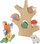 Lodër druri Fisher-Price Balance Tree, 10 copa, aktivitet për grumbullim, shumëngjyrëshe