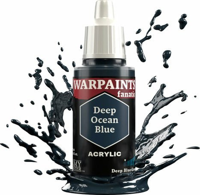 Ngjyrë akrilike The Army Painter Warpaints Fanatic Deep Ocean Blue, 18ml, blu e errët