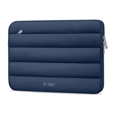 Këllëf laptopi Tech-Protect Fluffy, 15-16", me pelush brenda, blu navy