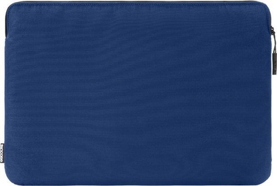 Kapak laptopi Incase Go Sleeve, deri 14", xhep me zinxhir, blu navy