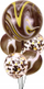 Set tullumbacësh Mspa Nd17zb-140170, 5 copë, 30-56 cm, të zeza me ar