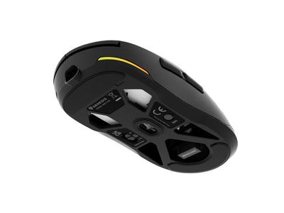 Maus gaming Genesis Zircon 660 Pro, pa kabllo dhe me kabllo, optik, i zi