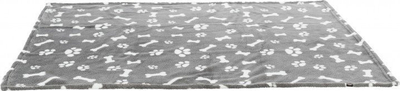 Batanije për kafshë Trixie Kenny, 150 x 100 cm, material plushi, gri