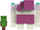 Set lodrash Minecraft Legends Devourer edhe Ranger, 2 figura aksioni, 2 aksesorë, shumëngjyrëshe