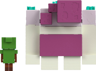 Set lodrash Minecraft Legends Devourer edhe Ranger, 2 figura aksioni, 2 aksesorë, shumëngjyrëshe