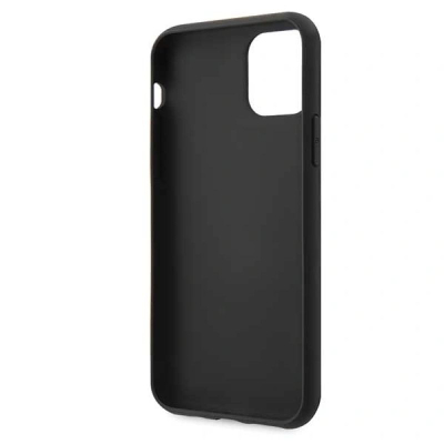 Mbulesë telefoni Guess GUHCN65IGLBK për iPhone 11 Pro Max, imitim lëkure, e zezë