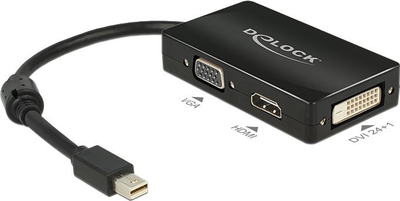 Adapter Mini DisplayPort Delock 62631, HDMI VGA DVI, i zi