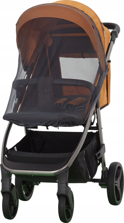 Karrucë për bebe Carrello Bravo CRL-85121, skelet alumini, palosje e vogël kompakte, gri metalike