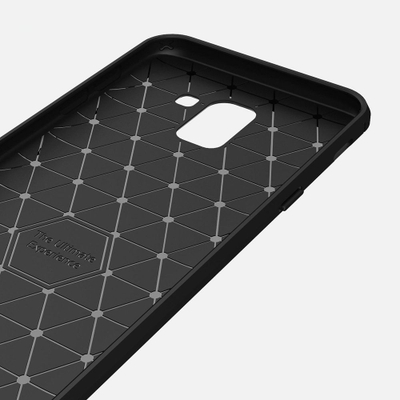 Kapak telefoni fleksibël Hurtel për Samsung Galaxy J6 2018 J600, silikoni, blu