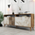 Komodë TV Kalune Design Milan, MDF 180cm, këmbë të larta, dru natyral me mermer