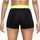 Спортски шорц Nike Pro 365 3", за жени, еластичен, црн со зелен појас
