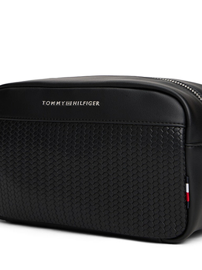 Çantë kozmetike për meshkuj Tommy Hilfiger, e zezë