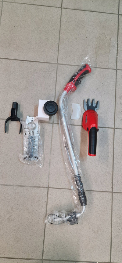 Gërshërë barit e shkurresh pa kabllo Einhell GC-CG 3.6/70 Li WT, 3.6V, me bateri mrena, e kuqe