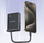 Powerbank Awei P87K, 10000mAh, 30W, me kabllo të integrume, i zi