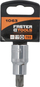Bit çelës Torx Faster Tools T45, 1/2", CR-V, ngjyrë metali