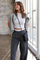 Çantë crossbody Peterson Small, lëkurë eko, me rrip që rregullohet, e zezë