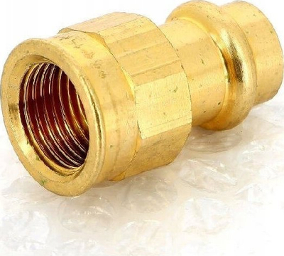 Bashkues shtypës bronzi Valtec, Ø22 mm, dalje femër 1"