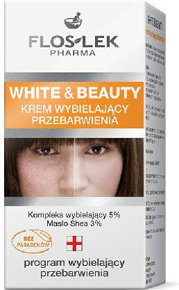 Крем за избелување FLOSLEK White and Beauty, 50 мл