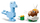 Set lodrash kreative dinosauri Creative Dinosaurs, figura ndërthurëse, shumëngjyrëshe
