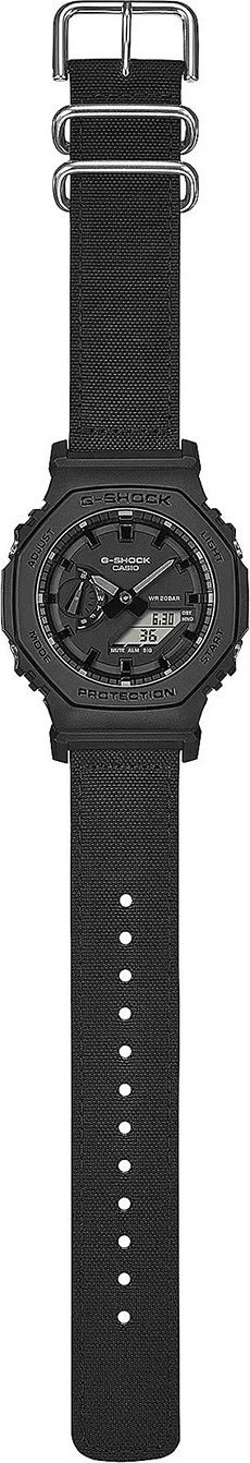Orë dore Casio G Shock GA 2100BCE, analoge dhe digjitale, rezistente ndaj ujit 20 bar, e zezë