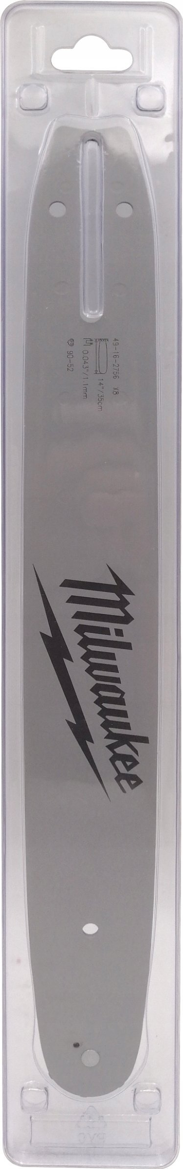 Shufër sharrë zinxhiri Milwaukee M18 FCHS35, 14"/35 cm, metal, gri