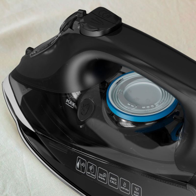 Hekur me avull Black+Decker BXIR2805E, 2600W, pllakë qeramike, blu