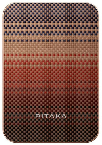 Powerbank PITAKA Sunset Qi2, 5000mAh, karikim wireless 15W, i kuq