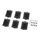 Set furça kabllosh APC NetShelter, 6 copë, për kabinet NetShelter SX 750mm, i zi