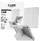 Këllëf PanzerGlass CARE by TPU Essential Case, për iPad Air, gri e çelët