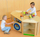 Kabinet këndor druri për kuzhinë lojërash Masterkidz, 39.5 x 39.5 x 52 cm, ngjyrë druri