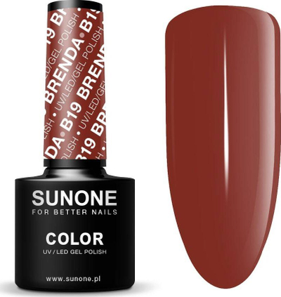 Llak thonjsh hibrid Sunone B19 Brenda, 5ml, ngjyrë intensive